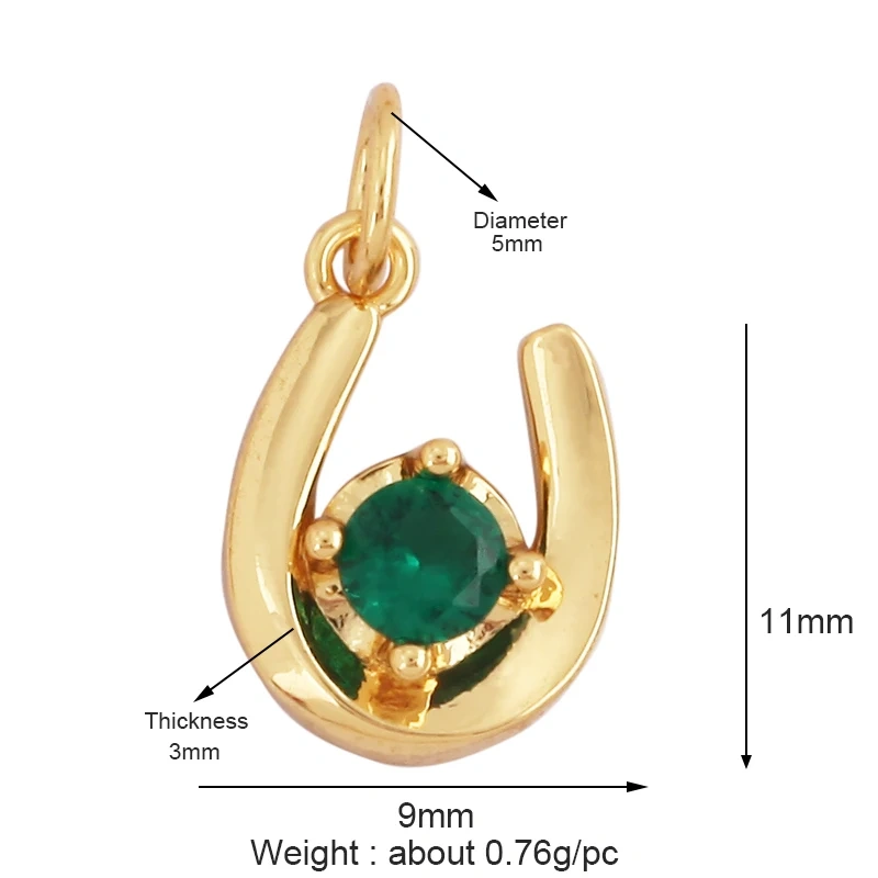Sweet Colorful Sun Rose Flower Charm Pendant,Trendy 18K Gold Geometry Zircon Necklace Accessories DIY Handy Craft Jewelry L33