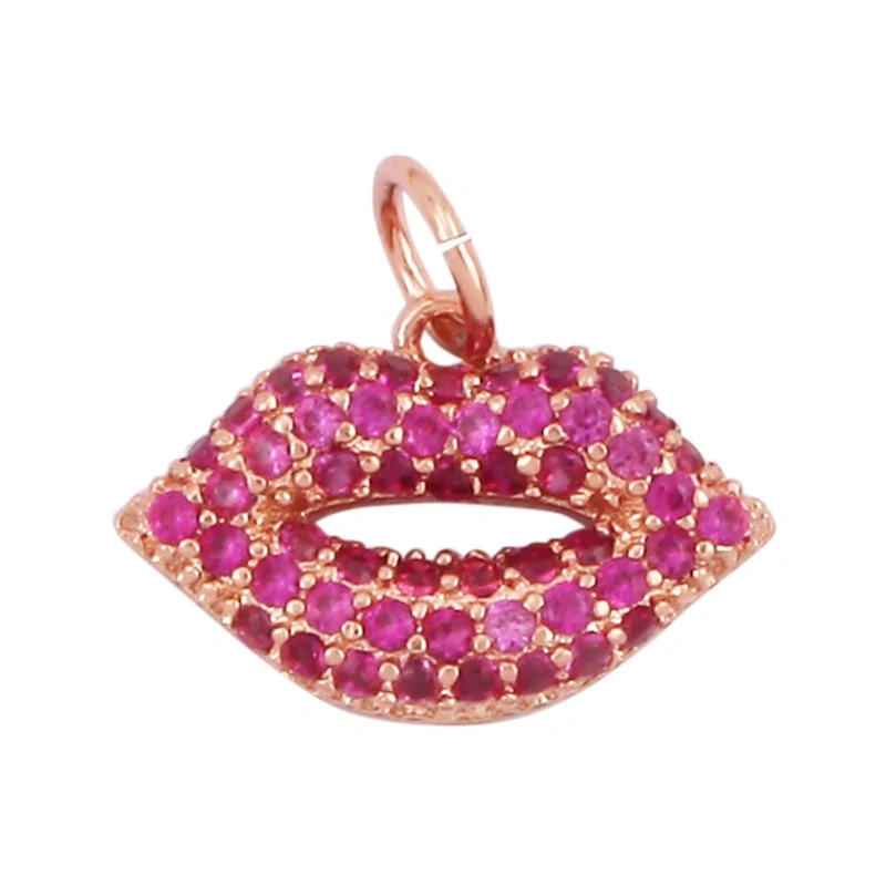 Cupid's Arrow Angel Red Lip Ice Cream Wine Glass Enamel Charm Pendant,Necklace Bracelet Earring Handy Craft Jewelry Supplies N28