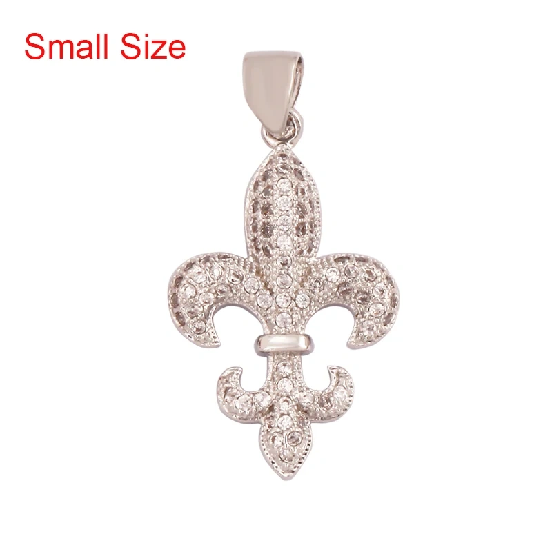 Unique Rose Flower Maple Leaf Big Tree Plant Charm Pendant,18k Gold Zircon Jewelry Findings Necklace Accessories Supplies M67