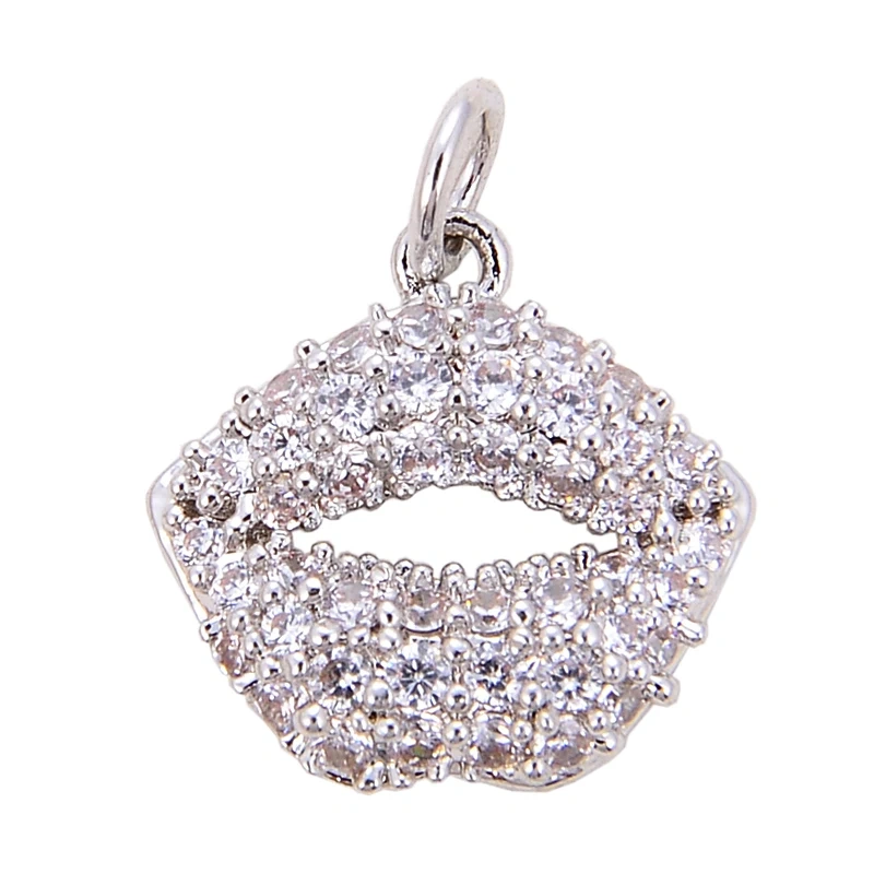 Cupid's Arrow Angel Red Lip Ice Cream Wine Glass Enamel Charm Pendant,Necklace Bracelet Earring Handy Craft Jewelry Supplies N28