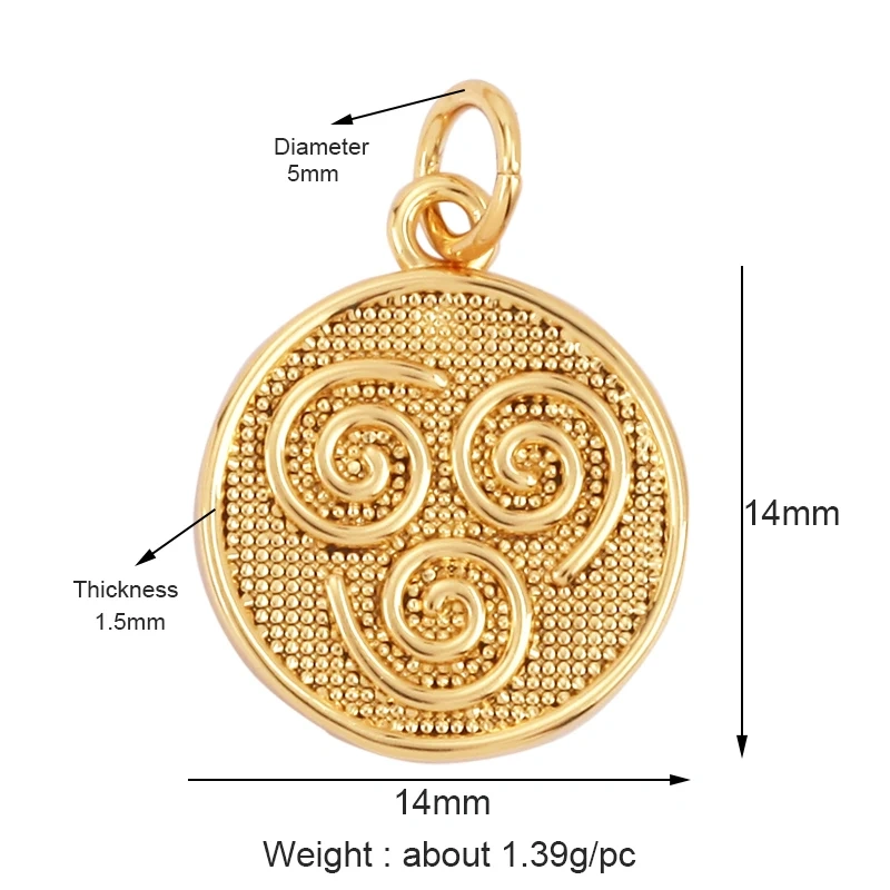 Pearl Enamel OiL Dropped Crown Love Heart Cubic Zirconia CZ Paved Charm Pendant,18K Gold Plated Colour,Craft Jewelry Supply M61