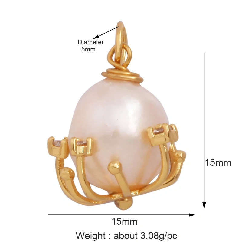 Trendy Umbrella Lipstick Handbag Charm Pendant,18K Gold Plated Cubic Zirconia Necklace Jewelry Findings Accessories Supplies M67