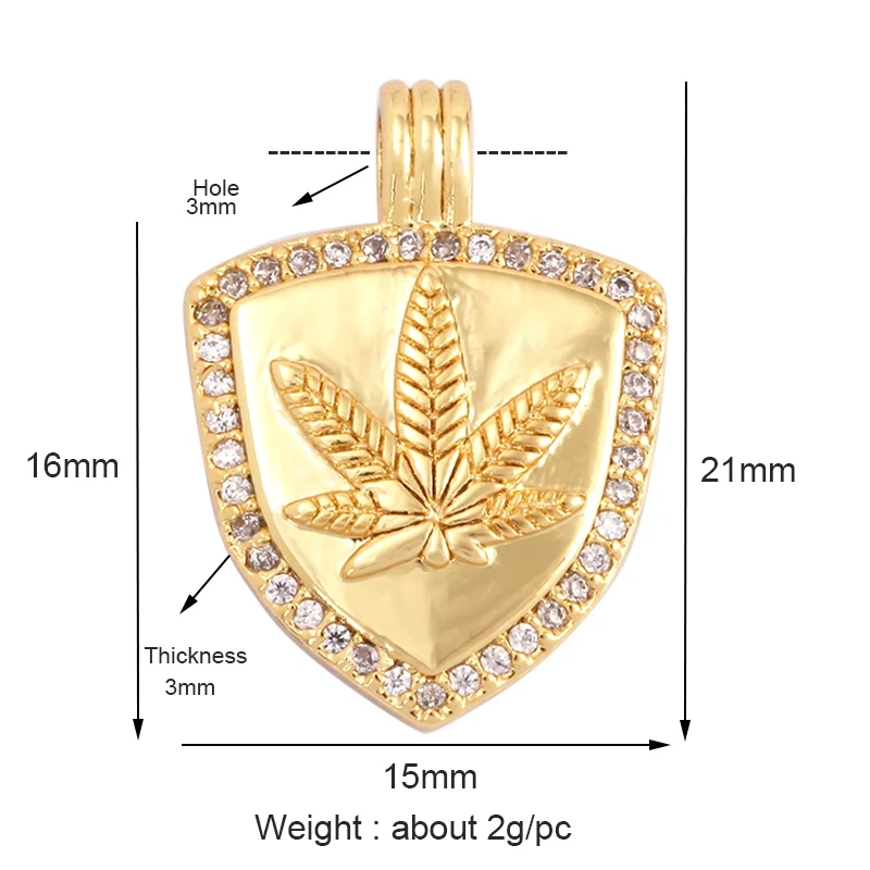 Lion Head Squirrel Pine Cone Evil Eye Cubic Zirconia CZ Paved Charm Pendant,18K Real Gold Plated Colour,Craft Jewelry Supply L87