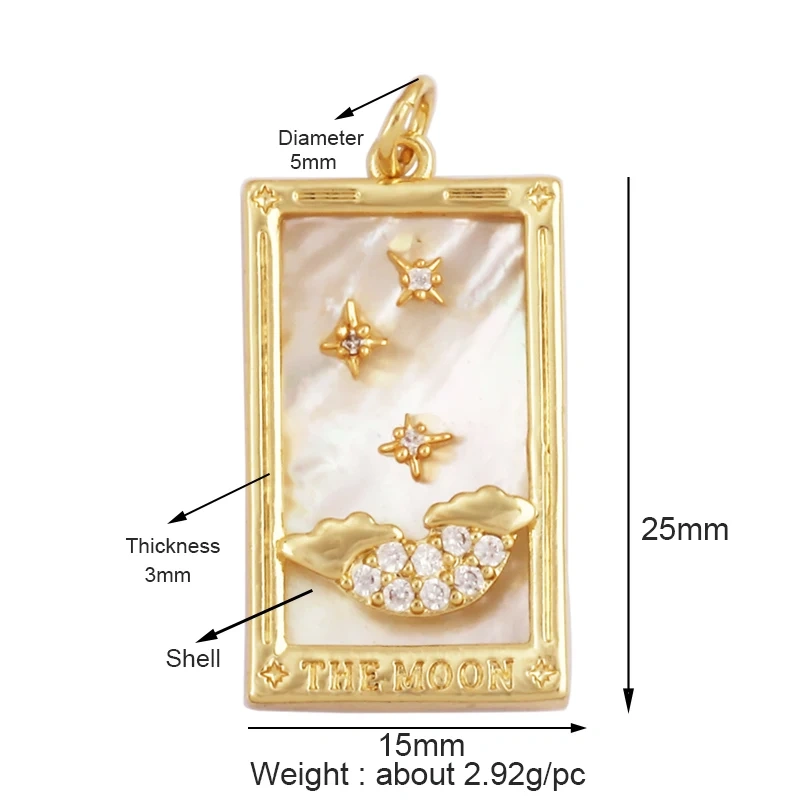 Trendy Shining Moon Star Space Celestial Compass Charm Pendant in Gold Colour , Jewelry Necklace Bracelet Making Supplies M71