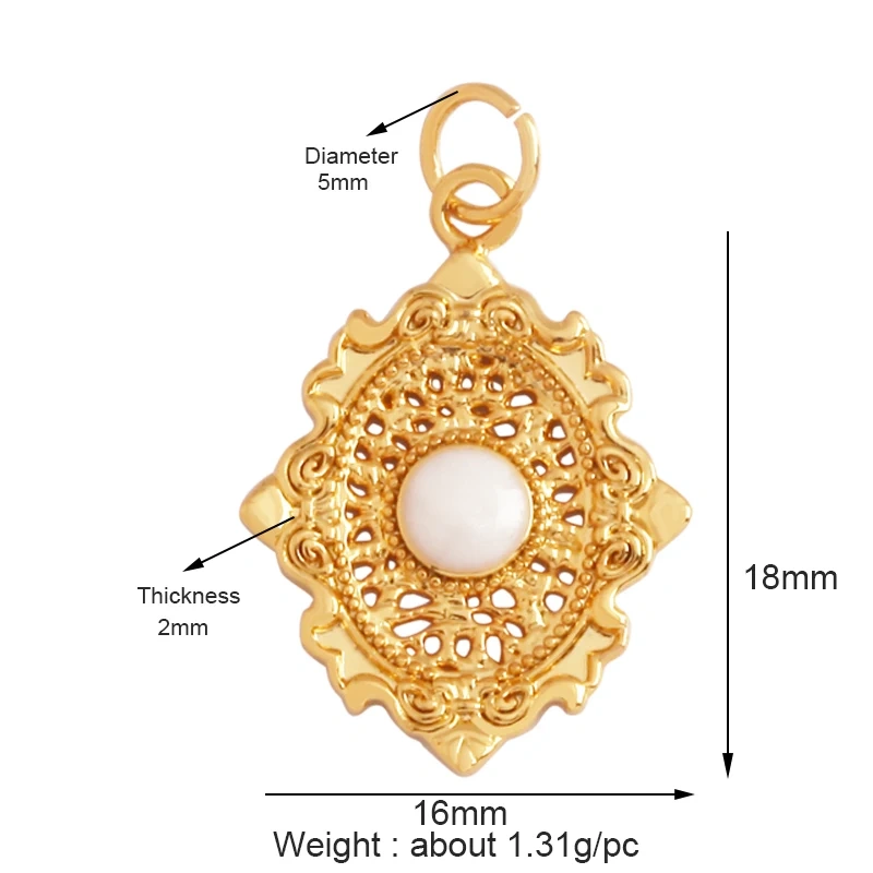 Trendy Shining Moon Star Space Celestial Compass Charm Pendant in Gold Colour , Jewelry Necklace Bracelet Making Supplies M71