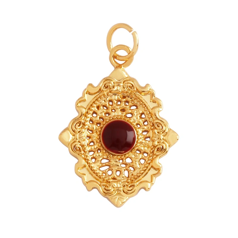 Trendy Shining Moon Star Space Celestial Compass Charm Pendant in Gold Colour , Jewelry Necklace Bracelet Making Supplies M71