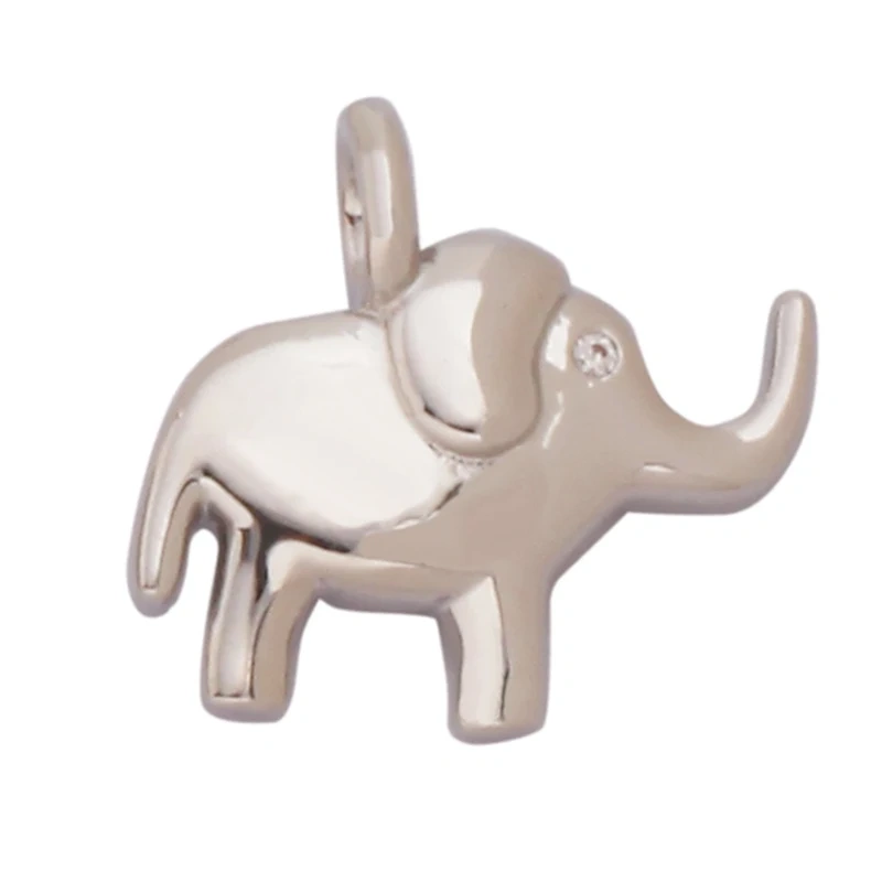 Animal Cat Dog Rabbit Leopard Lion Dinosaur Unicorn Charm Pendant,18K Gold Necklace Bracelet for Jewelry Findings Supplies M68