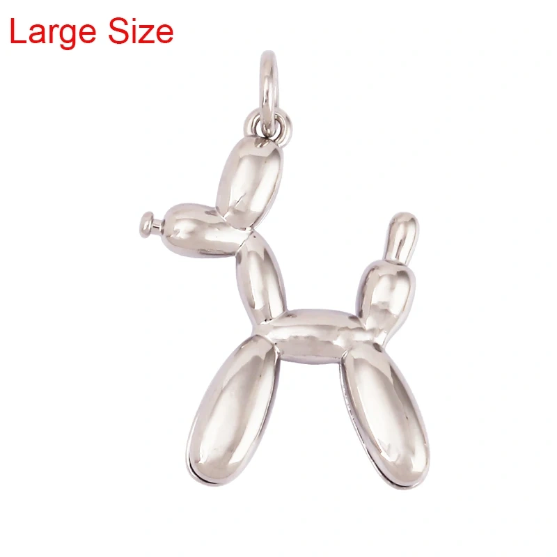 Enamel Puppy Puddles Ballon Dog Rabbit Charm Pendant,Neon Yellow Orange Green Pink,Jewelry Necklace Bracelet Making Supplies M89