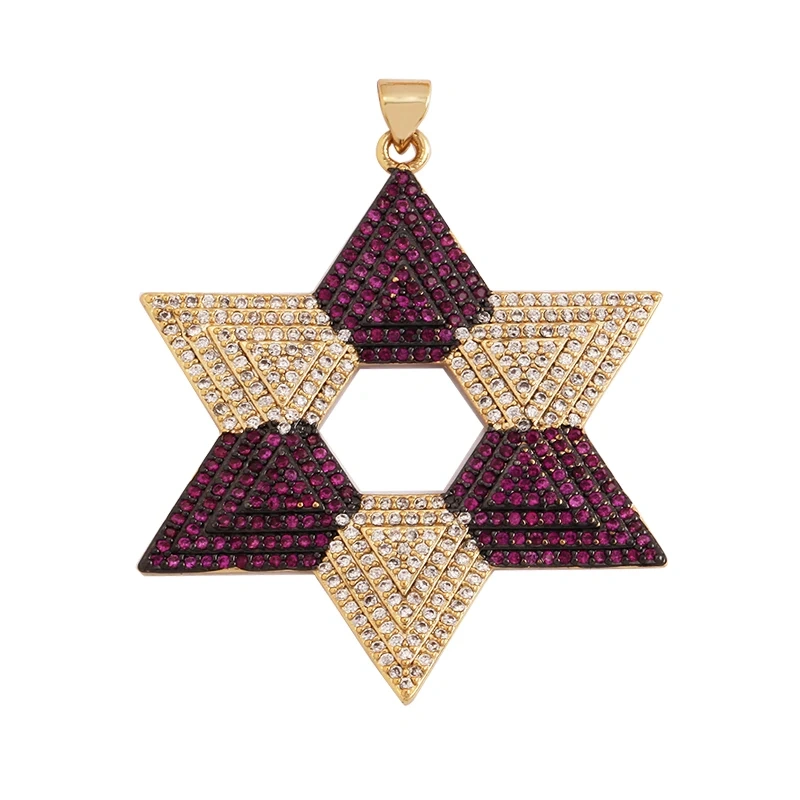 Trendy Star Moon Sun Charm Focal Pendant,18K Gold Plated Zircon Necklace Bracelet For Handmade Jewelry Findings Supplies K47
