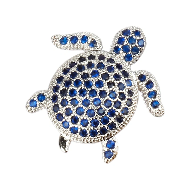 Sea Tortoise Turtle Star Fish Animal Bead ，Spacer Beads Charms/ Micro Pave Bead/Cubic Zirconia CZ Space Beads ,19mm Q47