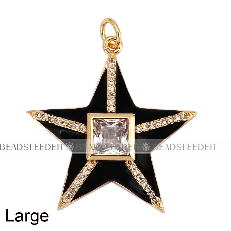 Star Fish Five Star Charm Neon Pink Orange Turquoise Blue Pendant Oil Dropped,Gold Plated Colour,Necklace Bracelet Pendant M96