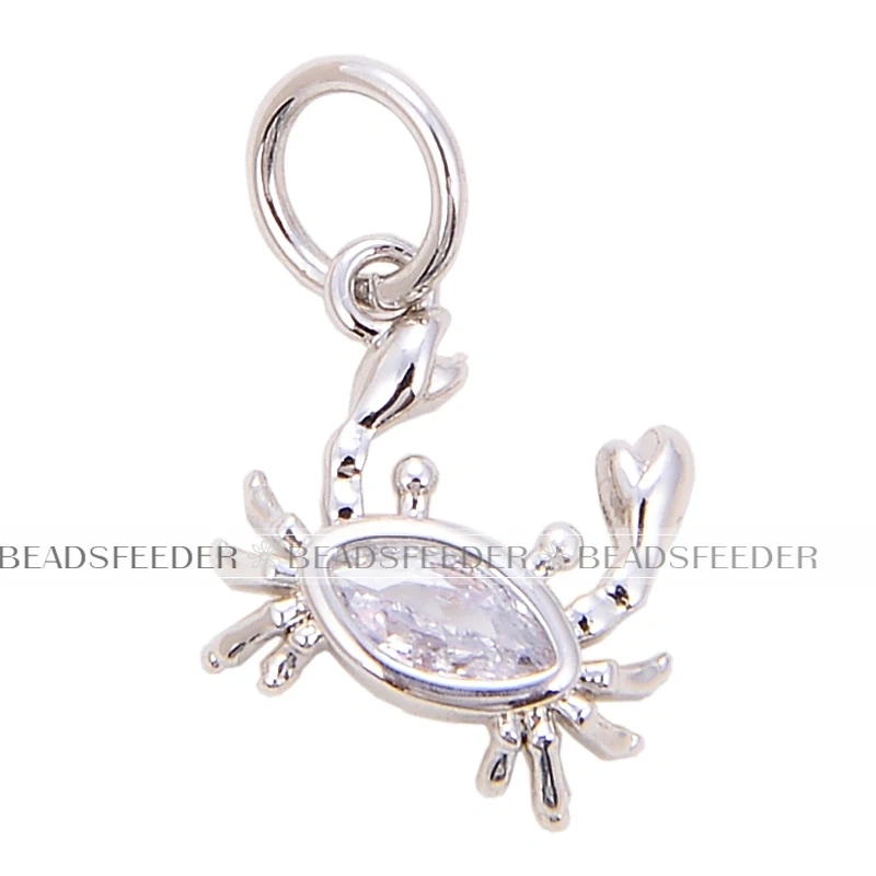 Beadsfeeder Sea Horse Conch Shell Seastar Crab Fish Bone Dolphin Charm, Gold/Silver/Rosegold Colour , Craft Jewelry Supplies