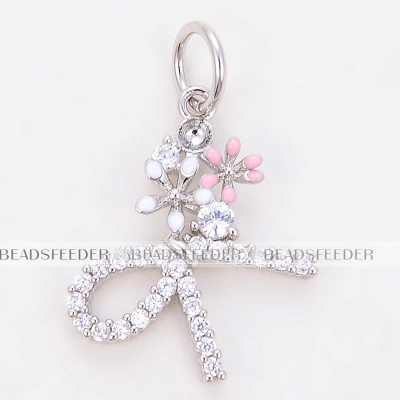 Beadsfeeder mini Daisy flower korean style charm pendant, gold/silver/rosegold colour plated , craft jewelry supplies