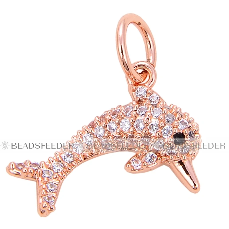 Beadsfeeder Sea Horse Conch Shell Seastar Crab Fish Bone Dolphin Charm, Gold/Silver/Rosegold Colour , Craft Jewelry Supplies