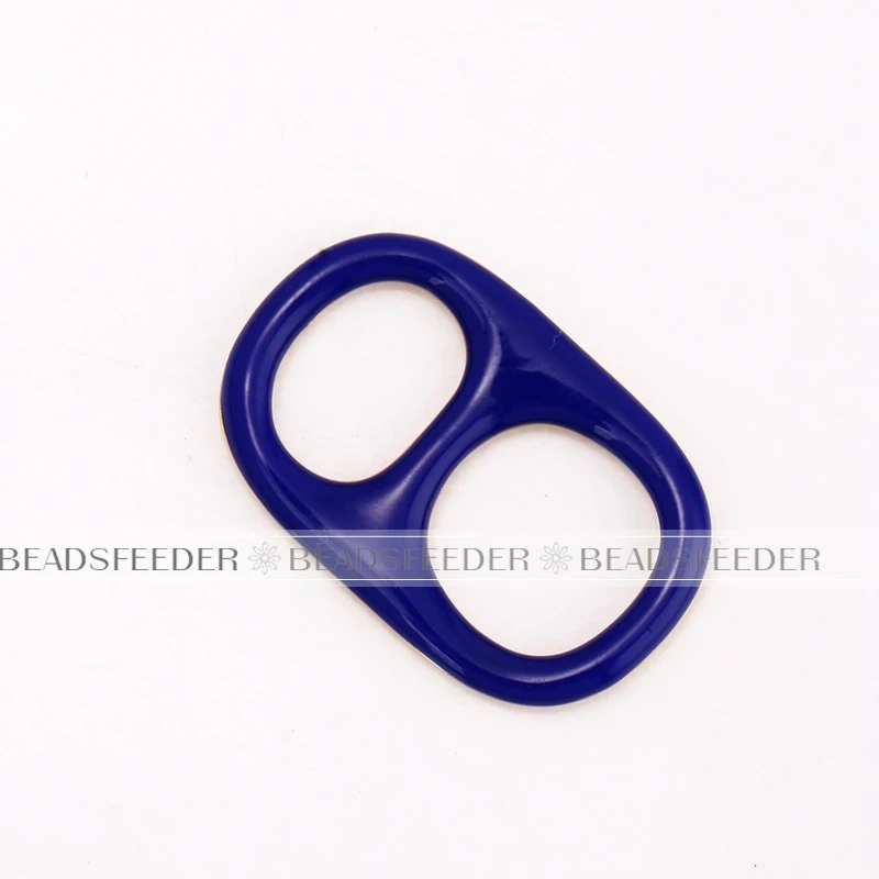 Soda Cap Two Holes Charm Pendant Colourful Attachment , Gold Plated Colour , Fashion Trendy Handmade Jewelry Findings K54