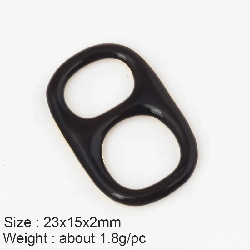 Soda Cap Two Holes Charm Pendant Colourful Attachment , Gold Plated Colour , Fashion Trendy Handmade Jewelry Findings K54