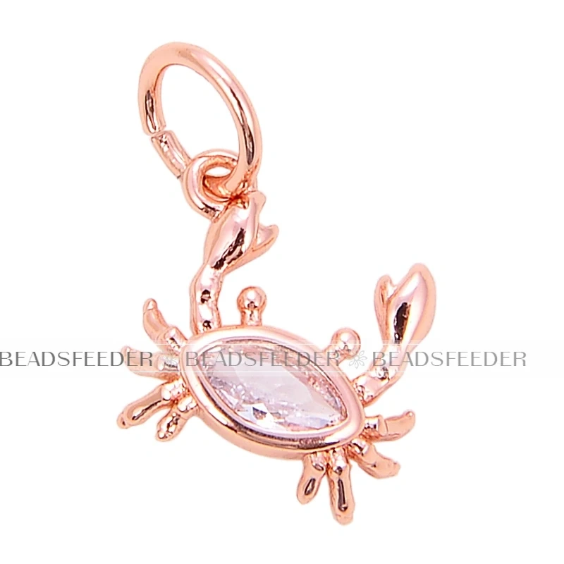 Beadsfeeder Sea Horse Conch Shell Seastar Crab Fish Bone Dolphin Charm, Gold/Silver/Rosegold Colour , Craft Jewelry Supplies
