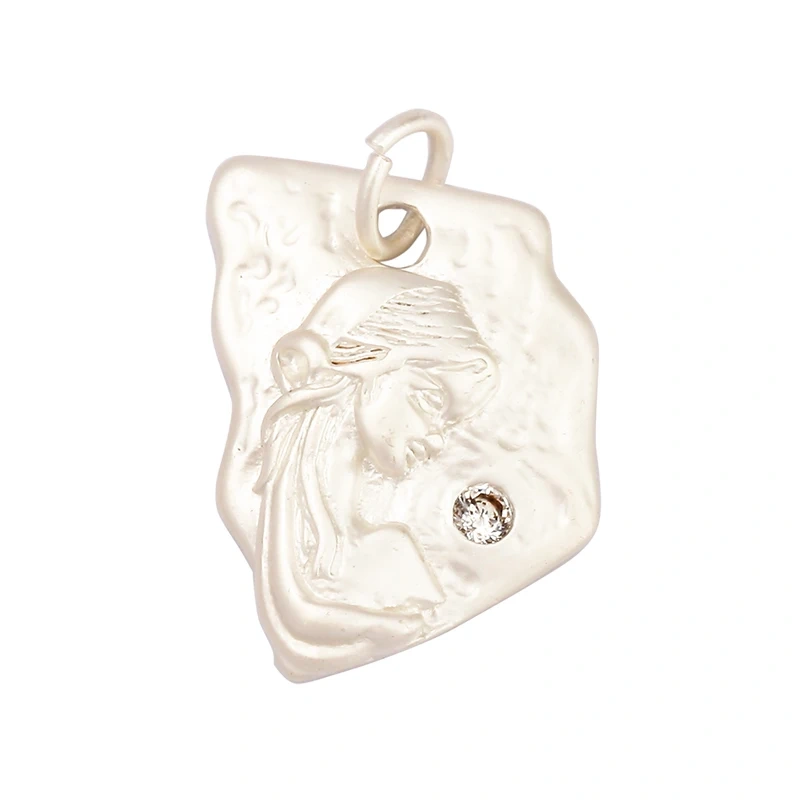 Miraculous Medal Virgin Mary Catholic Holy Charm , Mat 18K Gold Silver Colour Plated ,Craft Jewelry Necklace WholeSale Supplies