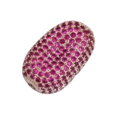 Fuchsia W Gold 1pc