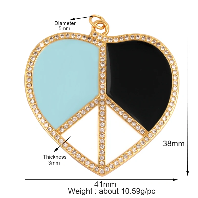 New Vintage Victorian Love Heart Zircon Charm Pendant,Creative Butterfly Pentacle 18K Gold Plated Jewelry Necklace Supplies L25