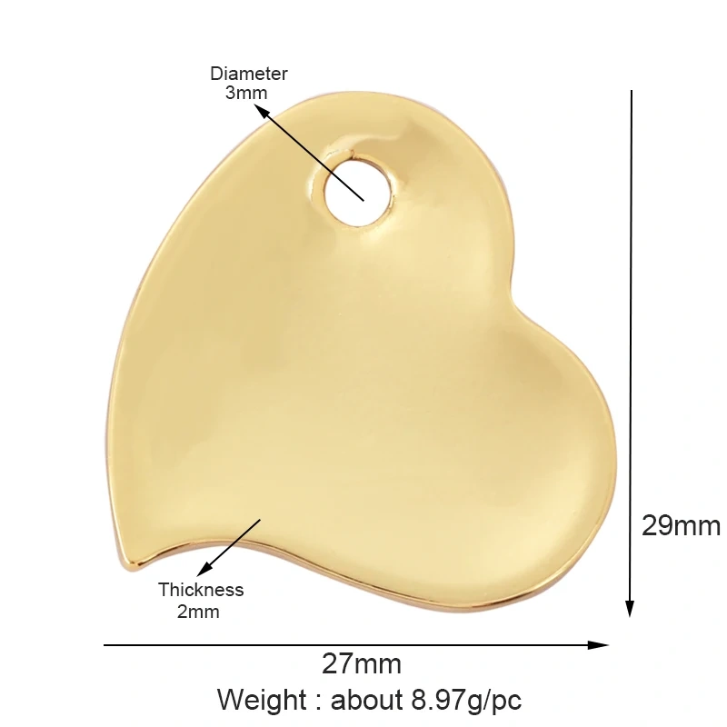 New Vintage Victorian Love Heart Zircon Charm Pendant,Creative Butterfly Pentacle 18K Gold Plated Jewelry Necklace Supplies L25