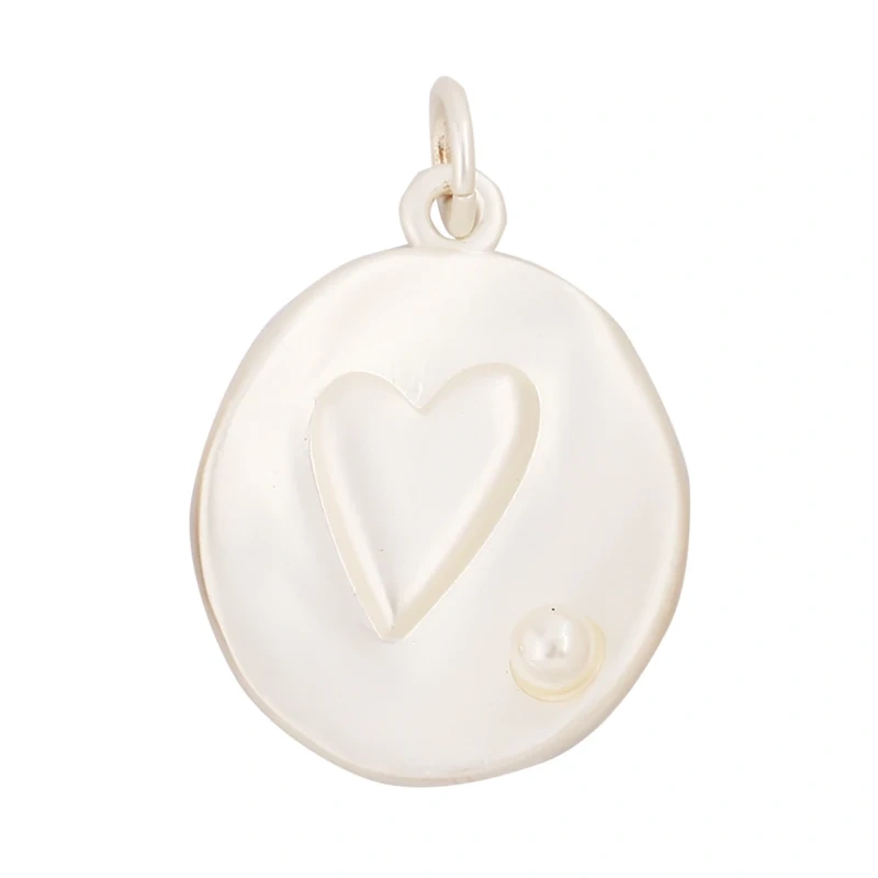 New Vintage Victorian Love Heart Zircon Charm Pendant,Creative Butterfly Pentacle 18K Gold Plated Jewelry Necklace Supplies L25