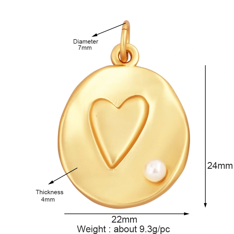 New Vintage Victorian Love Heart Zircon Charm Pendant,Creative Butterfly Pentacle 18K Gold Plated Jewelry Necklace Supplies L25