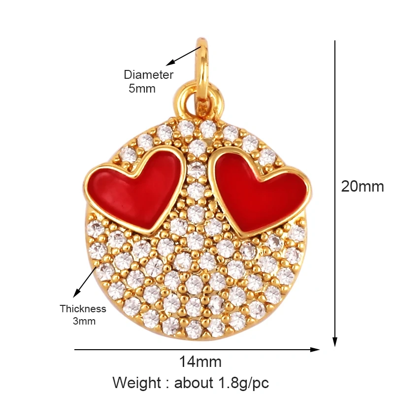 Smile Happy Cry Face Expression Emotion  Love Call Me  Charm Pandent in Gold Colour, Jewelry Necklace Bracelet Making Supplies