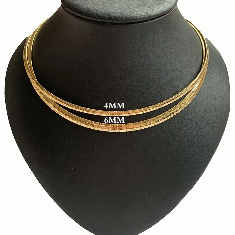 Stainless snake choker necklace ,with lobster clasp ,fashion jewelry,1pc