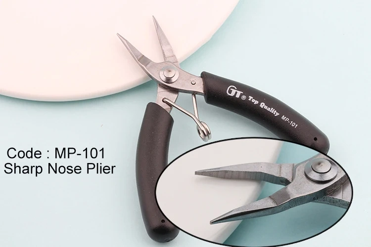 Professinal Jewerlry Making Plier, Round Flat Sharp Nose Wire Cutting Plier , Mini Stainless Steel Hand Craft Making Tools