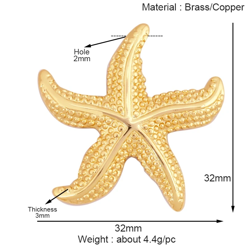 Trendy Ocean Scallop Starfish Dolphin Seahorse Charm Necklace Pendant,Multicolor Enamel Summer Beach Holiday Jewelry Supply K80