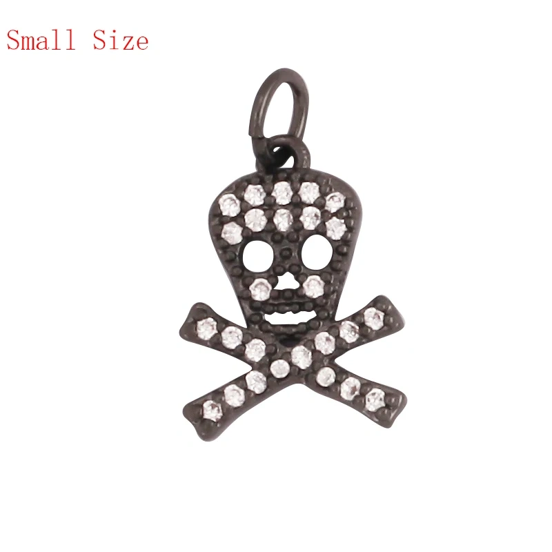 Popular Carnival Halloween Scream Ghost Skeleton Pumpkin Mask Charm Pendant,Trendy Cubic Zirconia 18K Gold Jewelry Necklace Q13