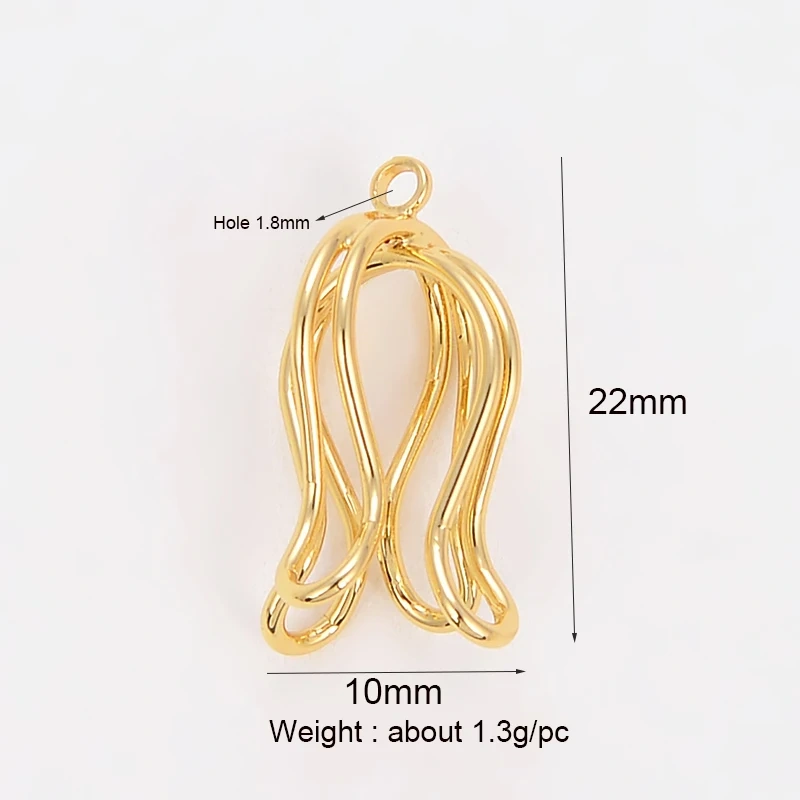 Evil eye , tear drop , Brass based diy jewelry pendant attachment , plated with real gold , not easy to tarnish N29