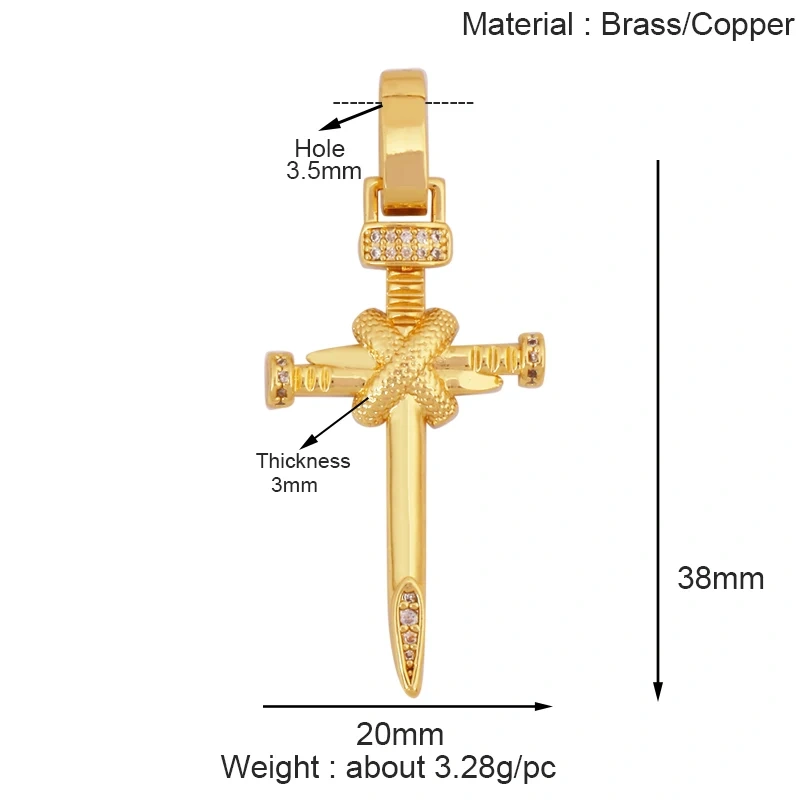 Holy Religious Jesus Cross Virgin Mary Charms Pendant,18K Gold Plated Colourful Zircon Shell Jewelry Necklace Accessories M63