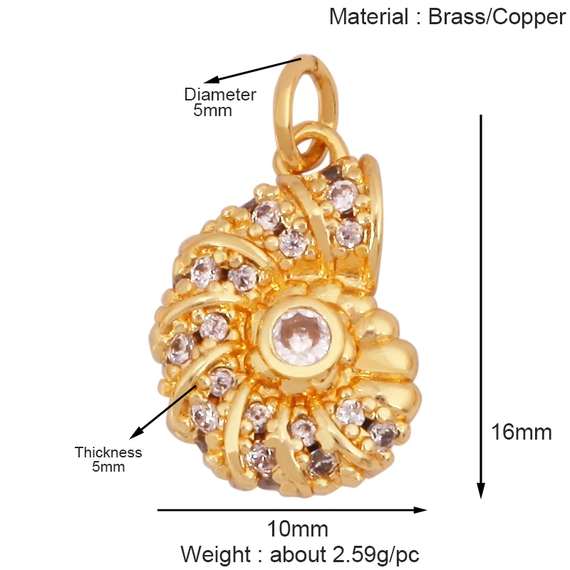 Trendy Ocean Scallop Starfish Dolphin Seahorse Charm Necklace Pendant,Multicolor Enamel Summer Beach Holiday Jewelry Supply K80