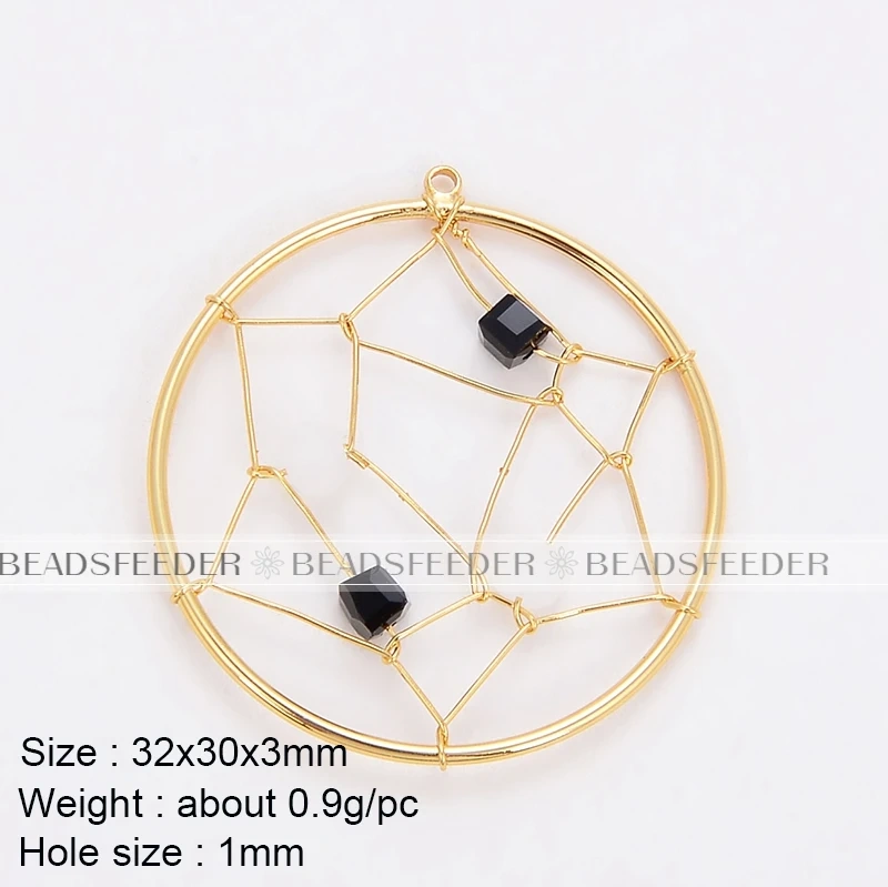 Evil eye , tear drop , Brass based diy jewelry pendant attachment , plated with real gold , not easy to tarnish N29