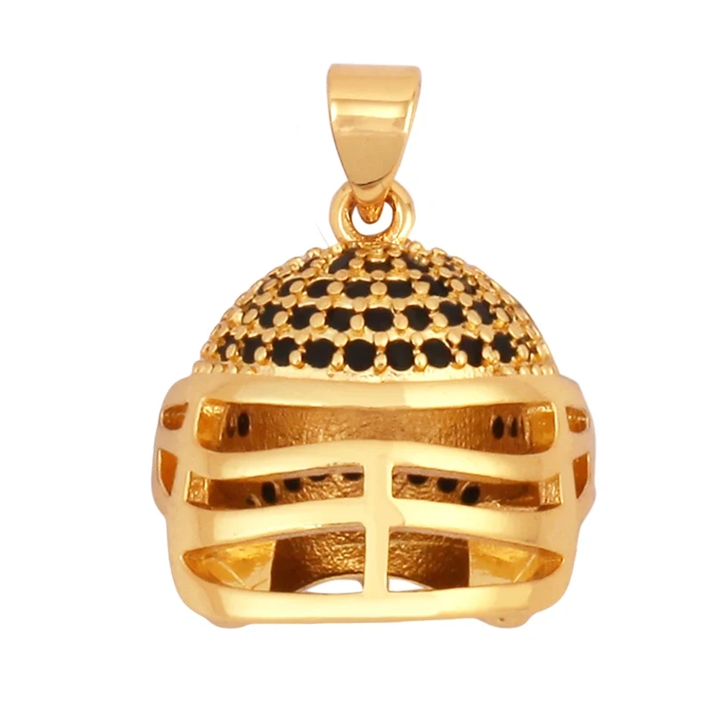 Trendy Sports Shirt Baseball Football Rugby Tennis Racket Charm Pendant,18K Gold Plated DIY Necklace Jewelry Supplies K84