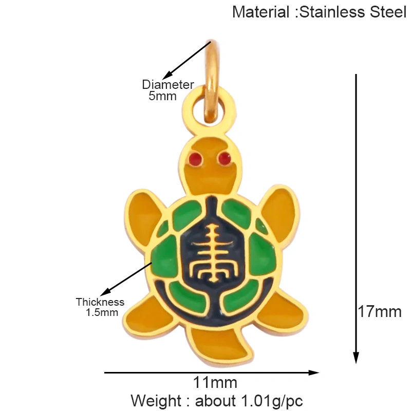 316 Staineless Steel Ocean Dolphin Fish Seahorse Butterfly Charm Necklace Pendant,Summer Beach Holiday Jewelry Supplies K55