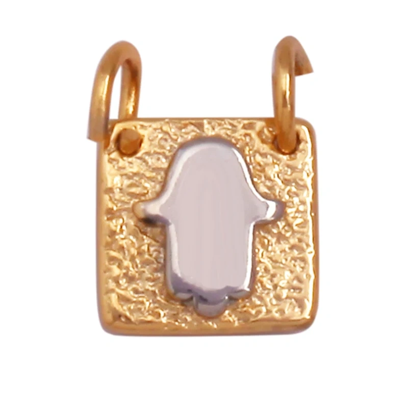 Fashion Girl Boy Eye Hand Star Love Heart Charm Geometry Pendant,Holy 18K Gold Plated Jewelry Necklace Accessories Supply K85