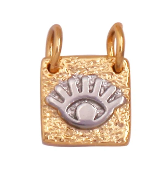 Fashion Girl Boy Eye Hand Star Love Heart Charm Geometry Pendant,Holy 18K Gold Plated Jewelry Necklace Accessories Supply K85