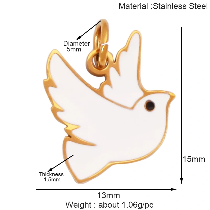 316 Staineless Steel Ocean Dolphin Fish Seahorse Butterfly Charm Necklace Pendant,Summer Beach Holiday Jewelry Supplies K55