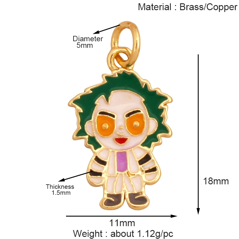 Popular Carnival Halloween Scream Ghost Skeleton Mask Charm Pendant,Trendy Cubic Zirconia 18K Gold Jewelry Necklace Supplies K83