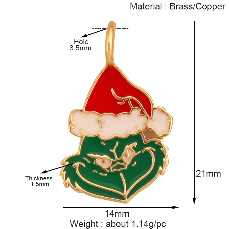 Popular Carnival Halloween Scream Ghost Skeleton Mask Charm Pendant,Trendy Cubic Zirconia 18K Gold Jewelry Necklace Supplies K83