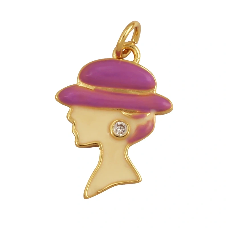 Fashion New Enamel Makeup Perfume Bottle Lipstick Colourful Mixed Charm Pendant For DIY Necklace Jewelry Making Accessories M03