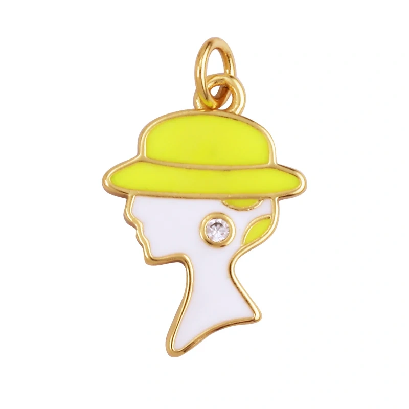 Fashion New Enamel Makeup Perfume Bottle Lipstick Colourful Mixed Charm Pendant For DIY Necklace Jewelry Making Accessories M03