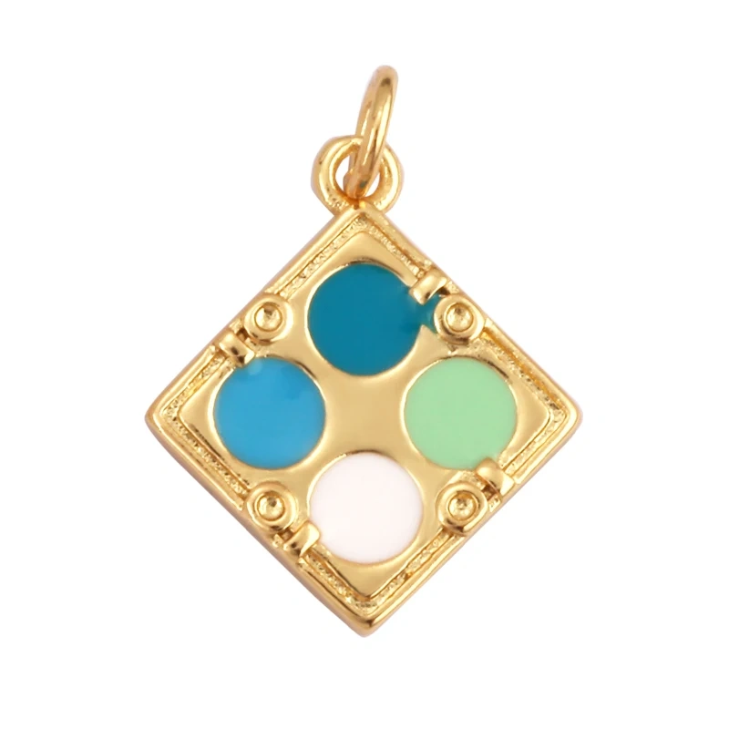 Fashion New Enamel Makeup Perfume Bottle Lipstick Colourful Mixed Charm Pendant For DIY Necklace Jewelry Making Accessories M03