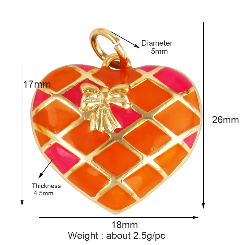 Mosaic Enamel Sea Animal Star Fish Shell Plant Face Flower Fox High Heel Charm Pendant , Necklace Bracelet Making Supplies L10