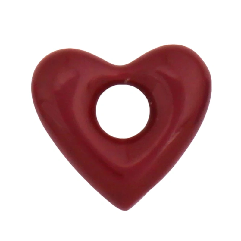 Fashion Colourful Heart Shape Charm Pendant,Classics Love Heart Cubic Zirconia Real 18K Gold Plated Craft Jewelry Supplies K66