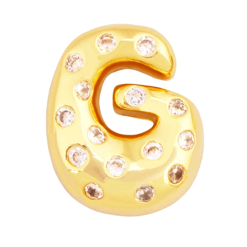 Cute Fashion 18K Gold Plated Full Zircon Crown Initial Name A-Z Letter Charm Pendant Necklace,Jewelry Findings Supplies K68