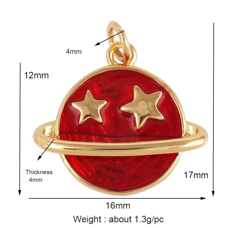 Sun Moon Star Celestial Charm Pendant,Real Gold Plated Cubic Zirconia CZ Paved,Jewelry Necklace Bracelet Accessories Supply M17